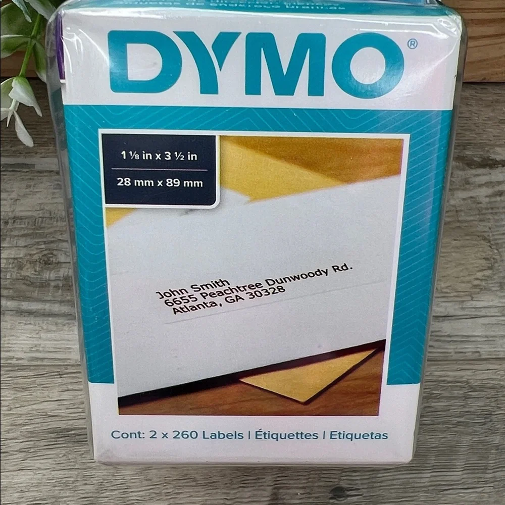 DYMO LabelWriter Mailing Address Labels, 3-1/2